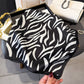 Womens Zebra Print Square Scarf Soft Fashion Accessory 27.5¡Á27.5inches
