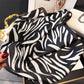 Womens Zebra Print Square Scarf Soft Fashion Accessory 27.5¡Á27.5inches