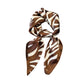 Womens Zebra Print Square Scarf Soft Fashion Accessory 27.5¡Á27.5inches