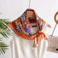 Floral Satin Square Scarf Lightweight Soft Feel 27.5¡Á27.5inches
