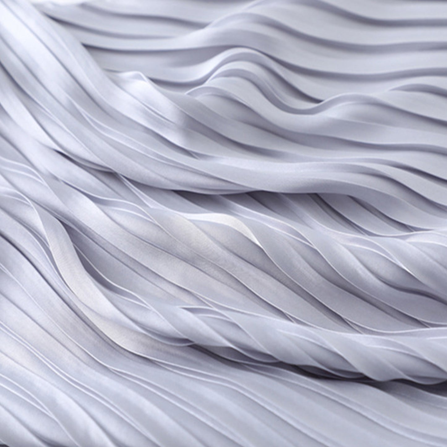 Womens Pleated Satin Scarf Soft Elegant Accessory 26.8¡Á21.6inches