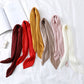 Womens Pleated Satin Scarf Soft Elegant Accessory 26.8¡Á21.6inches