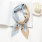 Womens Pleated Satin Scarf Soft Square Fashion Accessory 26.8¡Á21.6inches