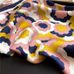 Womens Satin Square Scarf Floral Pattern Neck Bag Accessory 27.5¡Á27.5inches