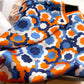Womens Satin Square Scarf Floral Pattern Neck Bag Accessory 27.5¡Á27.5inches