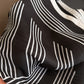 Womens Lightweight Square Scarf with Modern Linear Pattern 26.5¡Á26.5inches