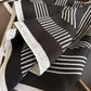 Womens Lightweight Square Scarf with Modern Linear Pattern 26.5¡Á26.5inches