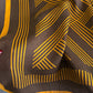 Womens Lightweight Square Scarf with Modern Linear Pattern 26.5¡Á26.5inches