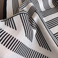 Womens Lightweight Square Scarf with Modern Linear Pattern 26.5¡Á26.5inches