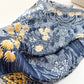 Womens Satin Square Scarf with Vintage Floral Print 35.4¡Á35.4inches