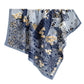 Womens Satin Square Scarf with Vintage Floral Print 35.4¡Á35.4inches