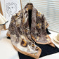 Womens Satin Square Scarf with Vintage Floral Print 35.4¡Á35.4inches