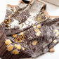 Womens Satin Square Scarf with Vintage Floral Print 35.4¡Á35.4inches