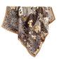 Womens Satin Square Scarf with Vintage Floral Print 35.4¡Á35.4inches