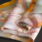 Womens Floral Square Scarf Lightweight Fashion Accessory 27.5¡Á27.5inches