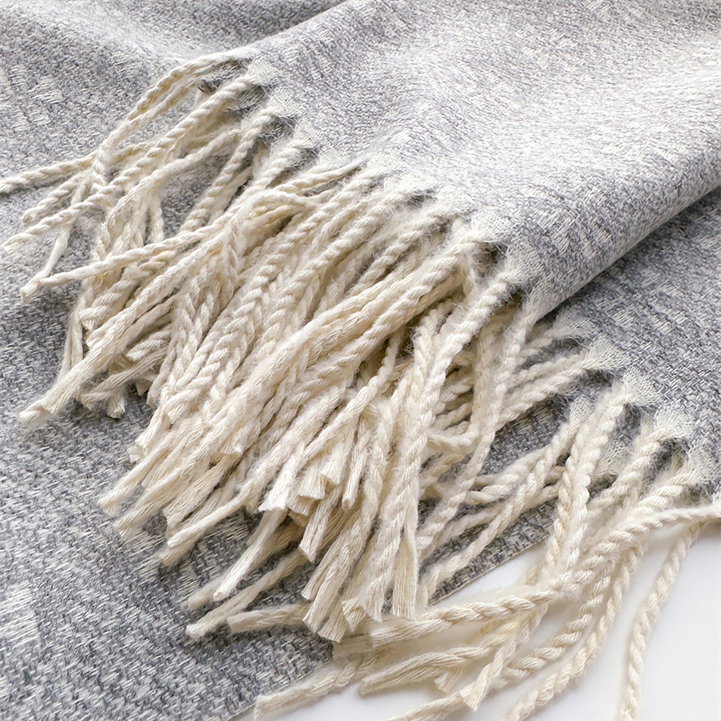 Womens Soft Fashion Winter Scarf with Fringe Detail 75.6¡Á25.2inches