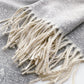Womens Soft Fashion Winter Scarf with Fringe Detail 75.6¡Á25.2inches