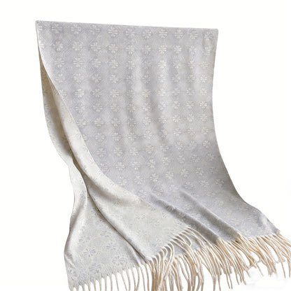 Womens Soft Fashion Winter Scarf with Fringe Detail 75.6¡Á25.2inches