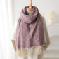 Womens Soft Fashion Winter Scarf with Fringe Detail 75.6¡Á25.2inches