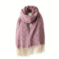 Womens Soft Fashion Winter Scarf with Fringe Detail 75.6¡Á25.2inches