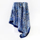 Paisley Print Square Satin Scarf Smooth Lightweight Fabric Elegant Neck Hair Accessory 35.5x35.5in