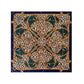 Paisley Print Square Satin Scarf Smooth Lightweight Fabric Elegant Neck Hair Accessory 35.5x35.5in