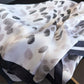 Satin Heart Print Square Scarf Lightweight Soft Fashion Accessory 27.5¡Á27.5inches