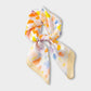 Satin Heart Print Square Scarf Lightweight Soft Fashion Accessory 27.5¡Á27.5inches