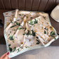 Satin Floral Print Square Scarf Soft Lightweight Fashion Accessory 27.5¡Á27.5inches