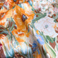 Satin Floral Print Square Scarf Fashion Accessory 27.5¡Á27.5inches