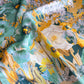 Satin Floral Print Square Scarf Fashion Accessory 27.5¡Á27.5inches