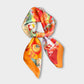 Satin Floral Print Square Scarf Fashion Accessory 27.5¡Á27.5inches
