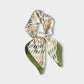 Women Satin Square Scarf with Modern Wavy Print Soft Accessory 27.5¡Á27.5inches