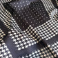 Women Satin Square Scarf with Houndstooth Print Fashion Accessory 27.5¡Á27.5inches