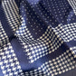 Women Satin Square Scarf with Houndstooth Print Fashion Accessory 27.5¡Á27.5inches