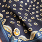 Women Square Scarf with Floral Border Soft Lightweight Fashion Accessory 27.5¡Á27.5inches