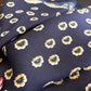 Women Square Scarf with Floral Border Soft Lightweight Fashion Accessory 27.5¡Á27.5inches