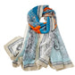 Paisley Print Satin Scarf Lightweight Large Fashion Wrap