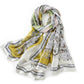 Paisley Print Satin Scarf Lightweight Large Fashion Wrap