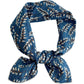Cotton Linen Leaf Print Lightweight Square Scarf Soft Breathable Fashion Wrap