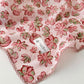 Floral Print Lightweight Square Scarf Soft Fashion Neck Hair Wrap