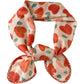 Heart Print Lightweight Square Scarf Cute Fashion Neck Hair Wrap