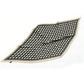 Pleated Polka Dot Square Scarf Elegant Geometric Print Neck Wrap