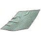 Pleated Polka Dot Square Scarf Elegant Geometric Print Neck Wrap