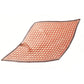 Pleated Polka Dot Square Scarf Elegant Geometric Print Neck Wrap
