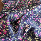 Floral Print Square Scarf Elegant Lightweight Fashion Neck Wrap