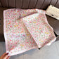 Floral Print Square Scarf Elegant Lightweight Fashion Neck Wrap