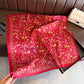 Floral Print Square Scarf Elegant Lightweight Fashion Neck Wrap