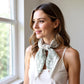 Paisley Floral Square Scarf Elegant Vintage Print Neck Wrap