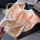 Paisley Floral Square Scarf Elegant Vintage Print Neck Wrap